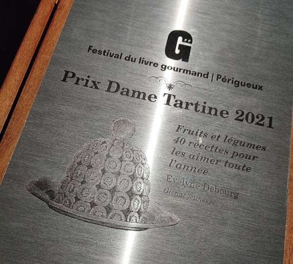Festival livre gourmand prix dame tartine